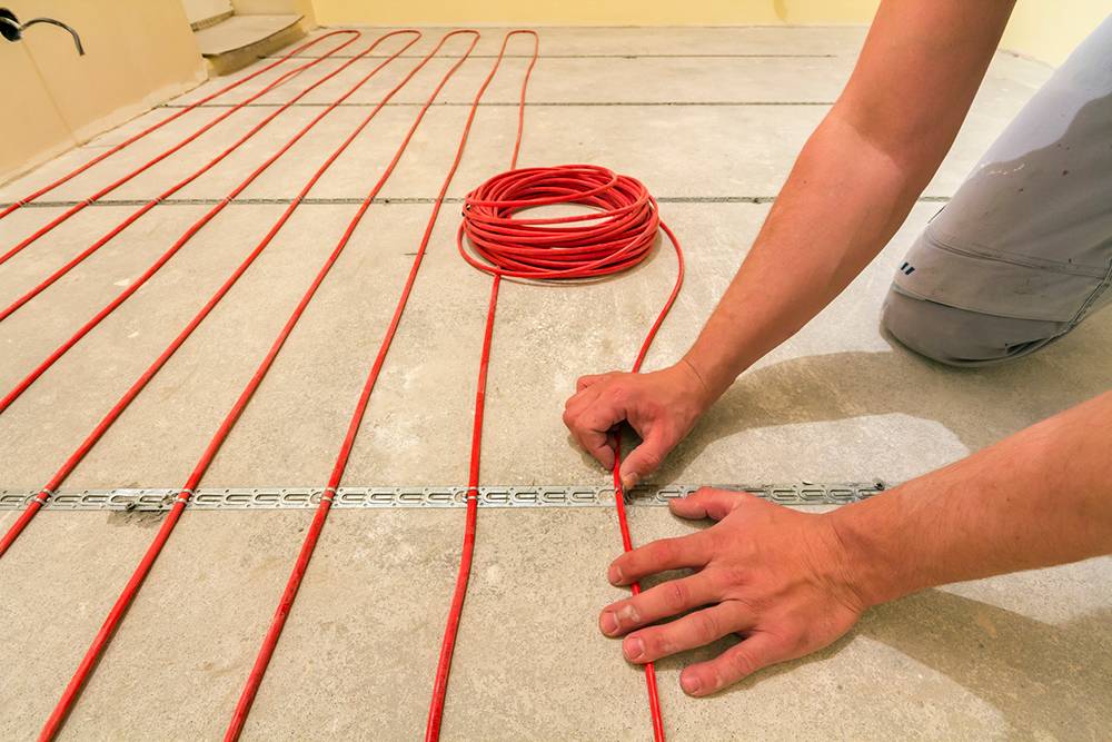 heated flooring installation Whistler